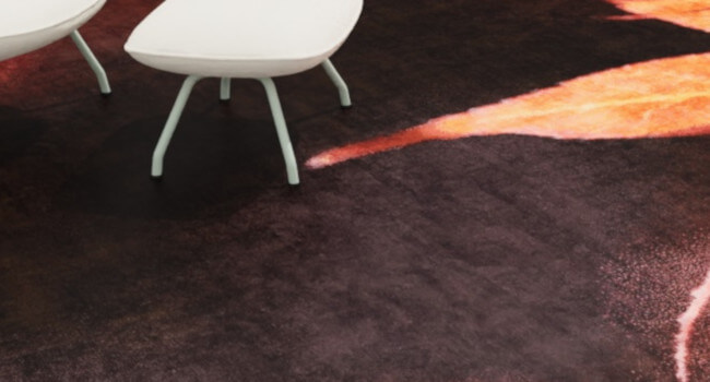 Aus der Kollektion at fall tibet designteppich nach Mass colours at dusk.